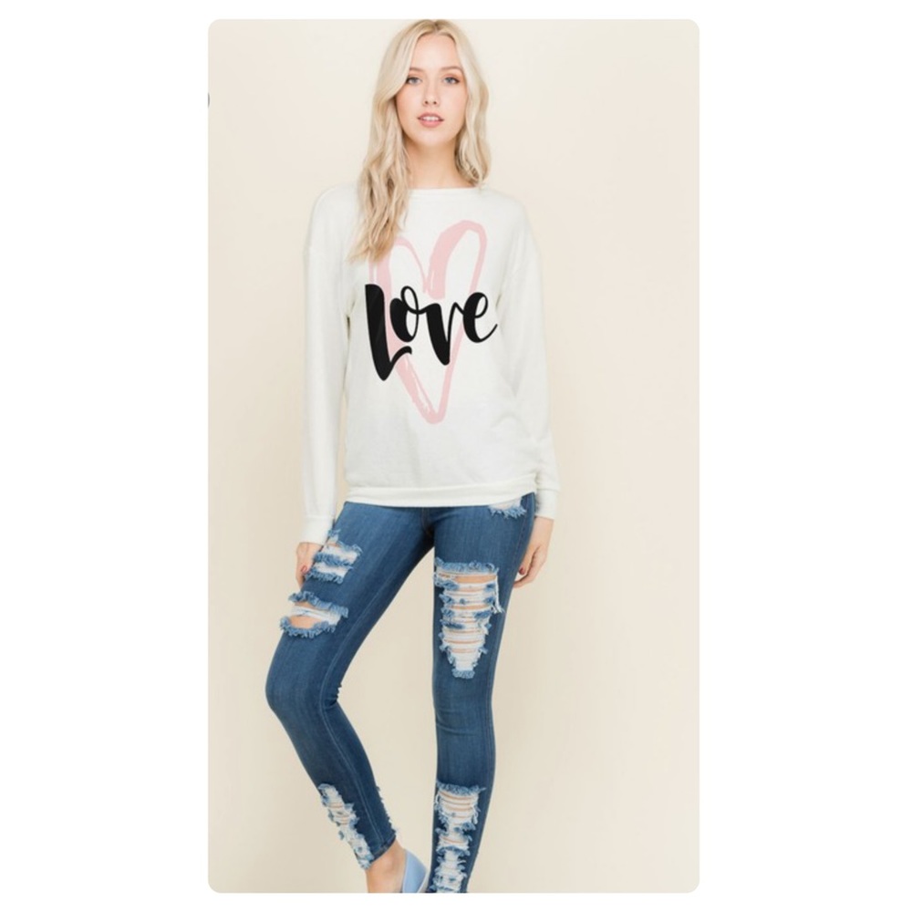 CINDI Love Heart Sweatshirt